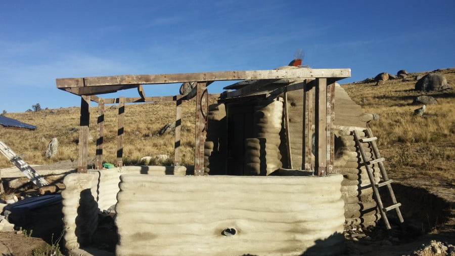 superadobe dome plaster 1